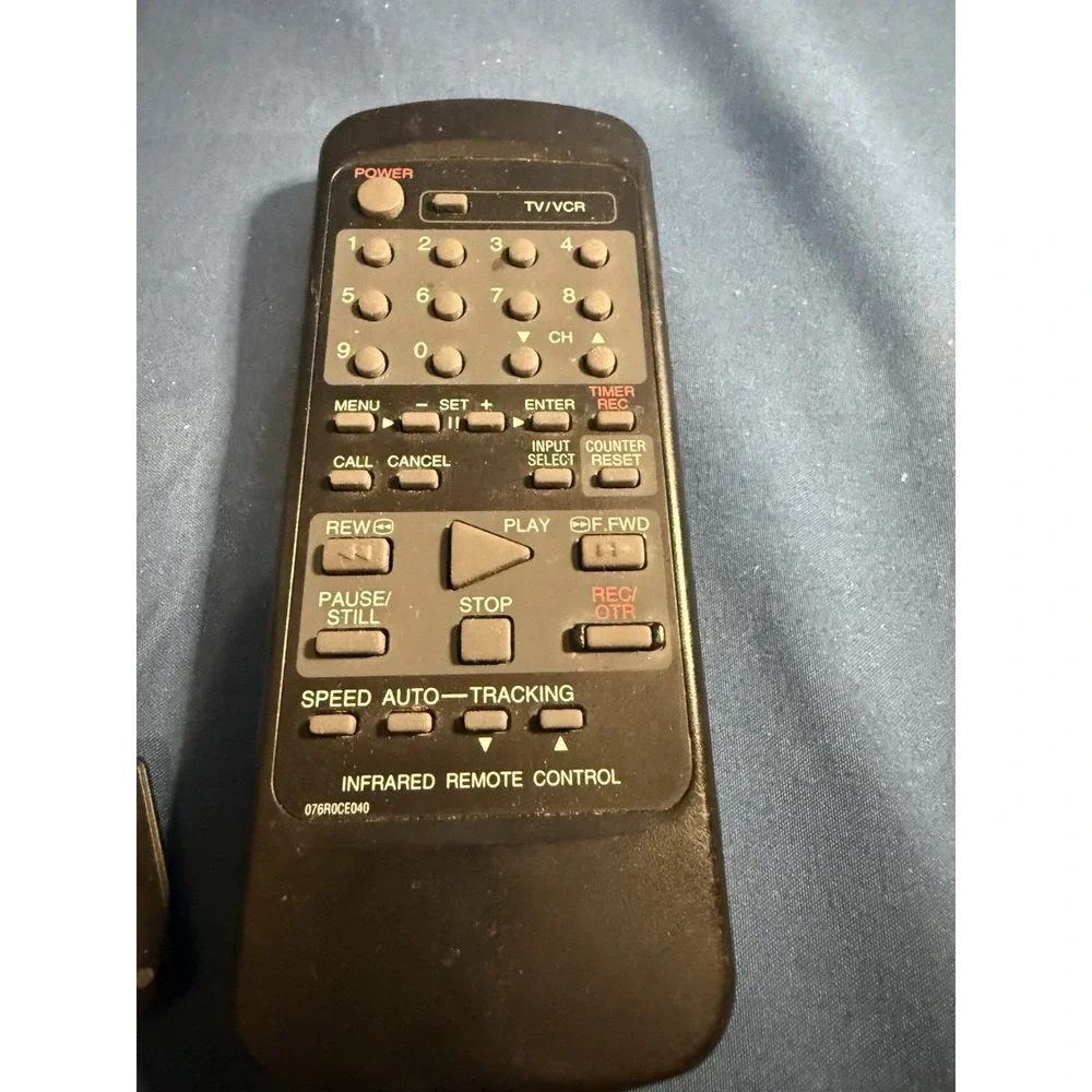 OEM ORION Emerson 076R0AJ080 Remote Control VR0101A, VCR20C VCR Tv